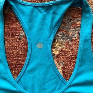 Lululemon large blue racer tank - NWOT